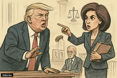 Trump and Jeanine Pirro press for harsh justice in a Washington courtroom while Biden watches uneasily beside memorials for embassy staff.