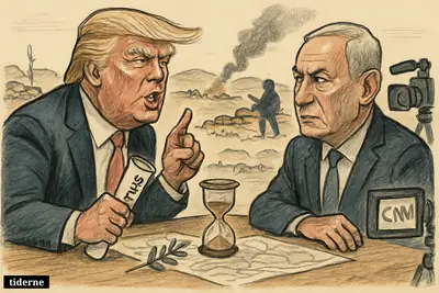 Trump and Netanyahu sit at a tense ceasefire table while a shadowy militia presence looms behind the southern Lebanon border.