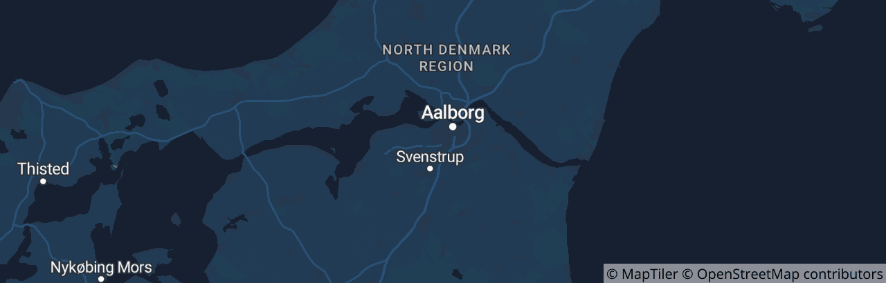 Kort over Aalborg Kommune