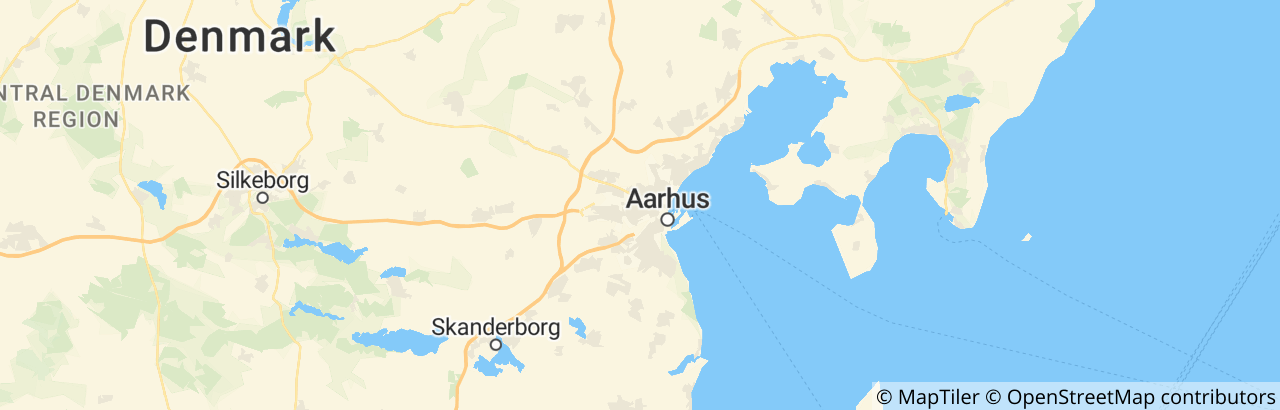 Kort over Aarhus Kommune