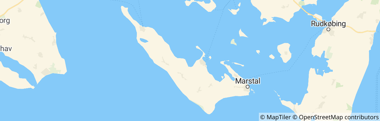 Kort over Ærø Kommune