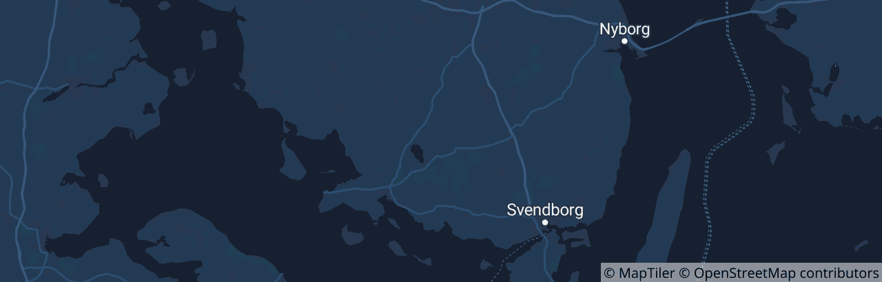 Kort over Faaborg-Midtfyn Kommune