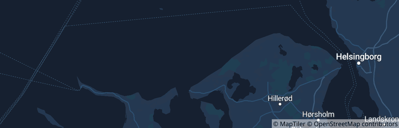 Kort over Halsnæs Kommune