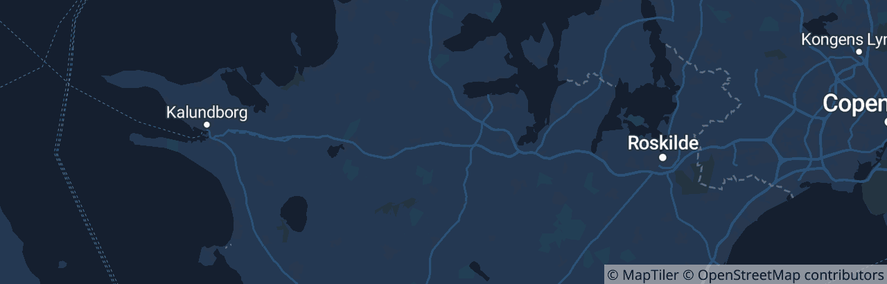Kort over Holbæk Kommune