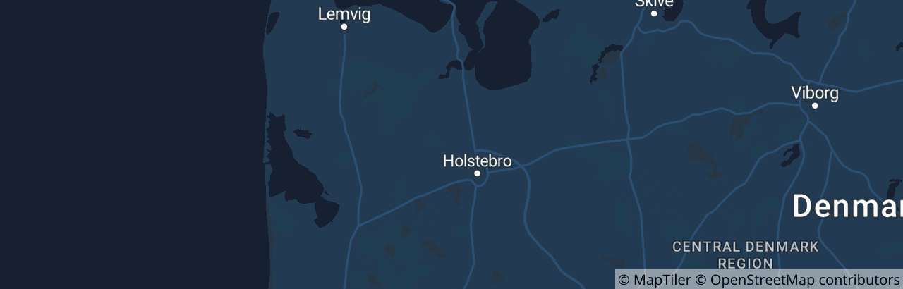 Kort over Holstebro Kommune