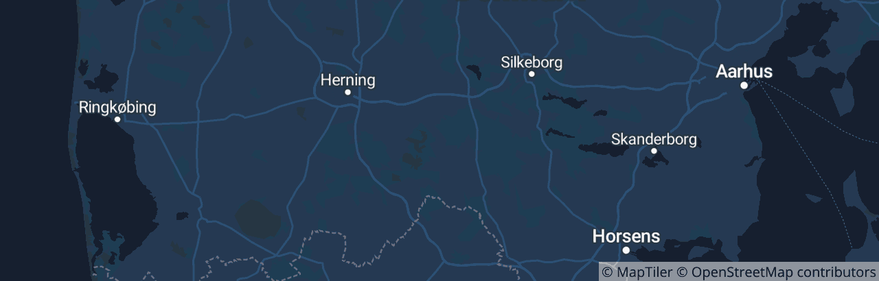 Kort over Ikast-Brande Kommune