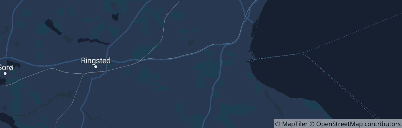 Kort over Køge Kommune