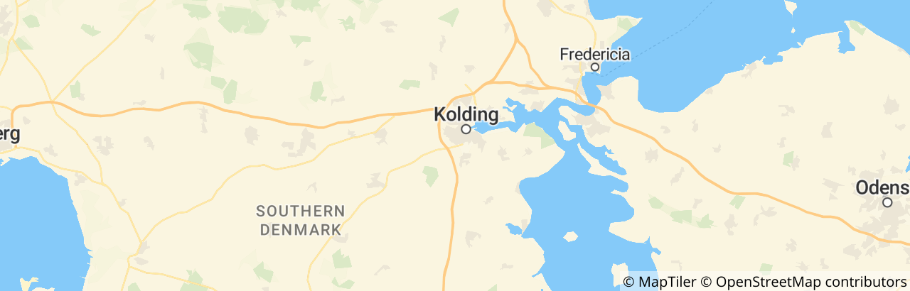 Kort over Kolding Kommune