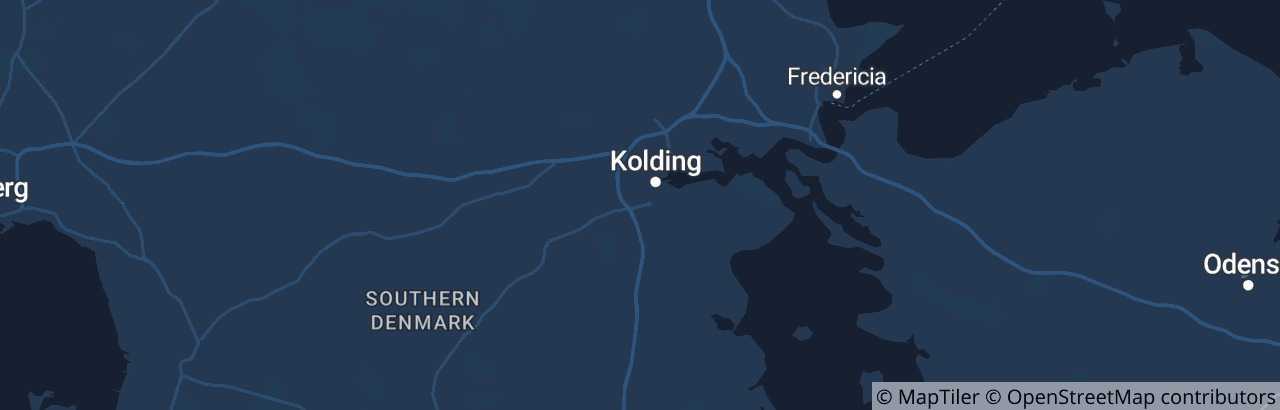 Kort over Kolding Kommune