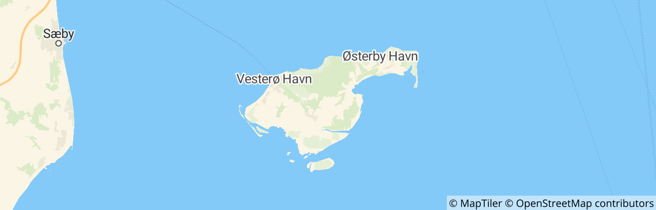 Kort over Læsø Kommune