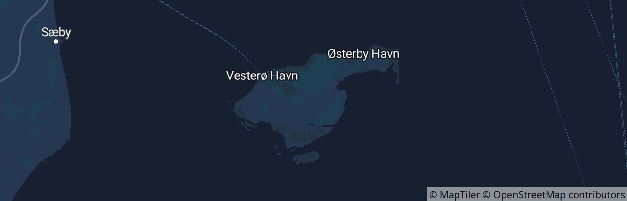 Kort over Læsø Kommune