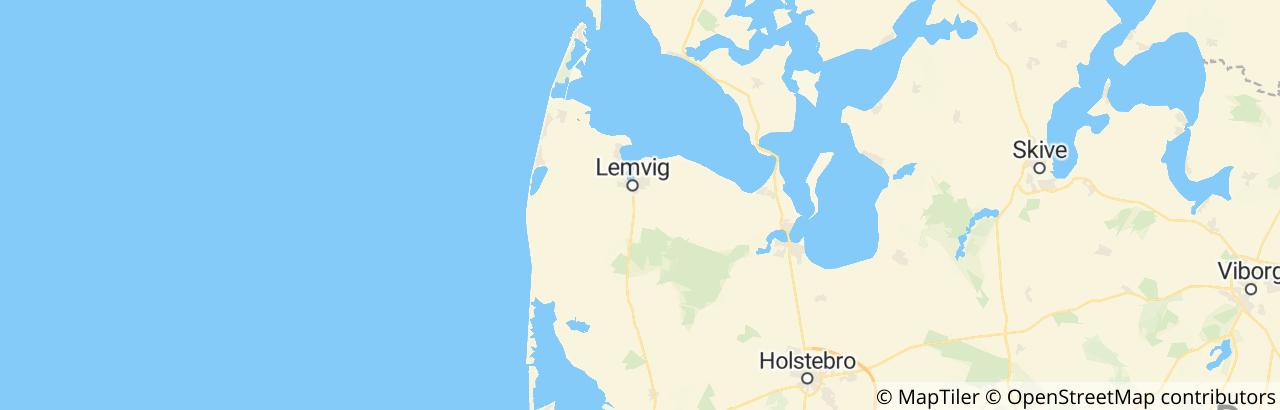 Kort over Lemvig Kommune