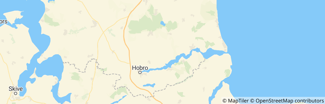Kort over Mariagerfjord Kommune