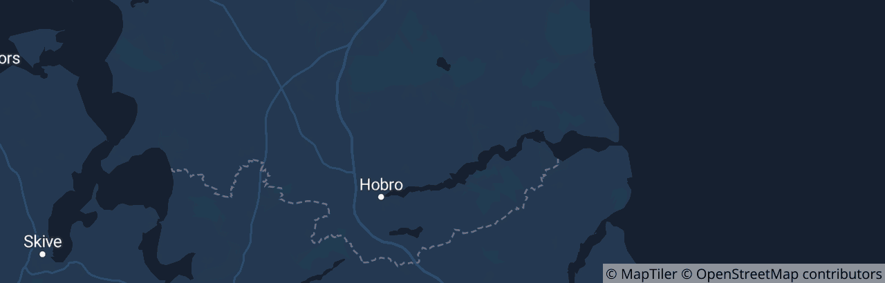 Kort over Mariagerfjord Kommune