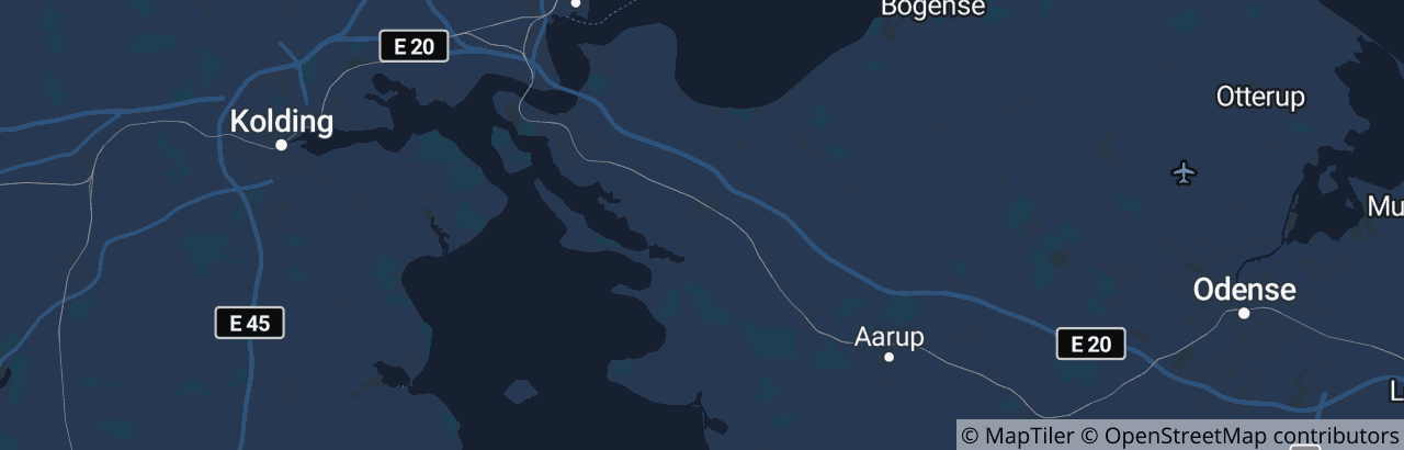 Kort over Middelfart Kommune