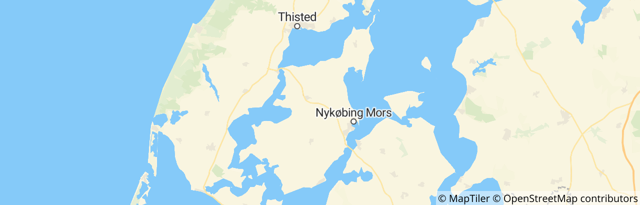 Kort over Morsø Kommune