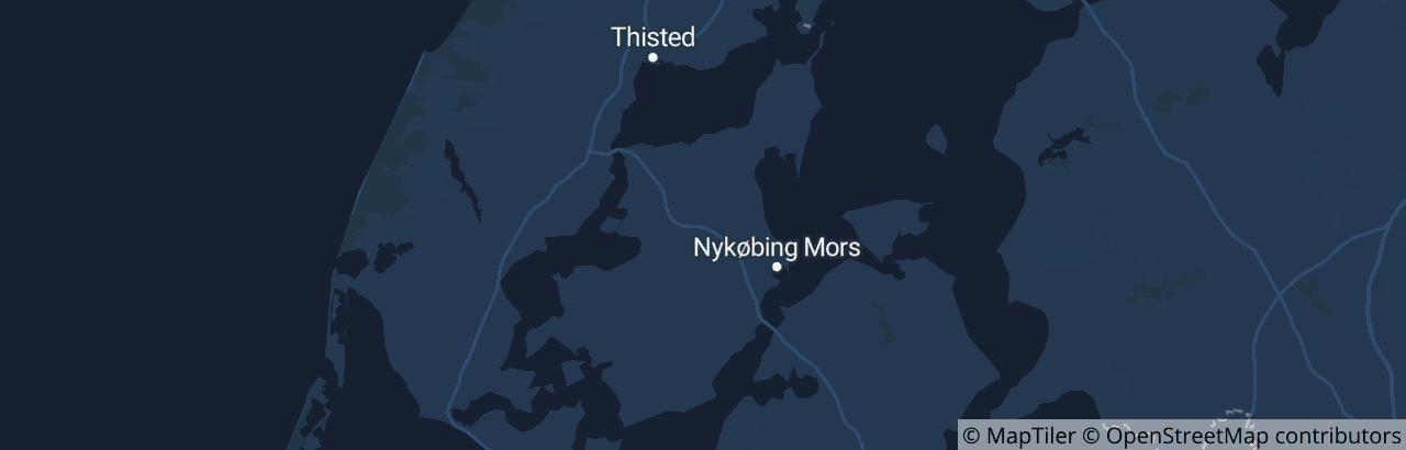 Kort over Morsø Kommune