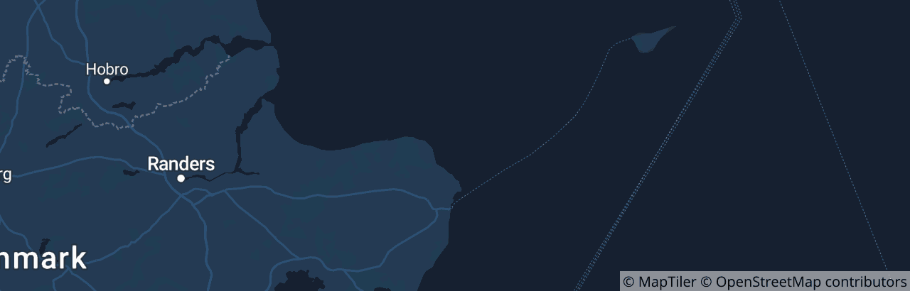 Kort over Norddjurs Kommune