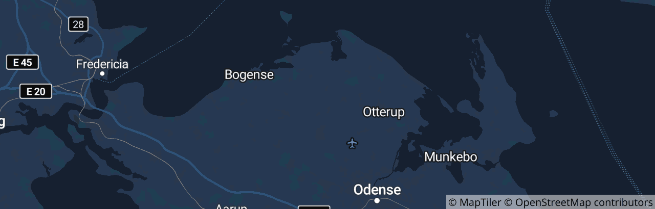 Kort over Nordfyns Kommune