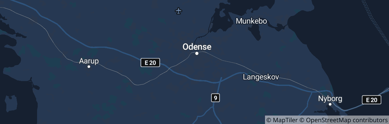 Kort over Odense Kommune