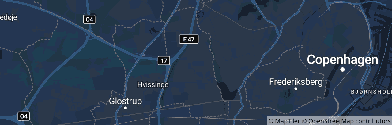 Kort over Rødovre Kommune