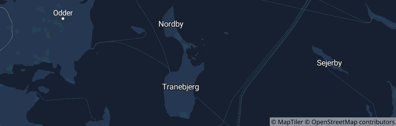 Kort over Samsø Kommune