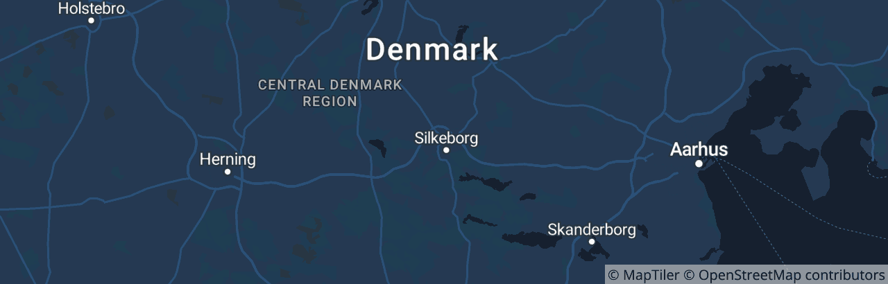 Kort over Silkeborg Kommune