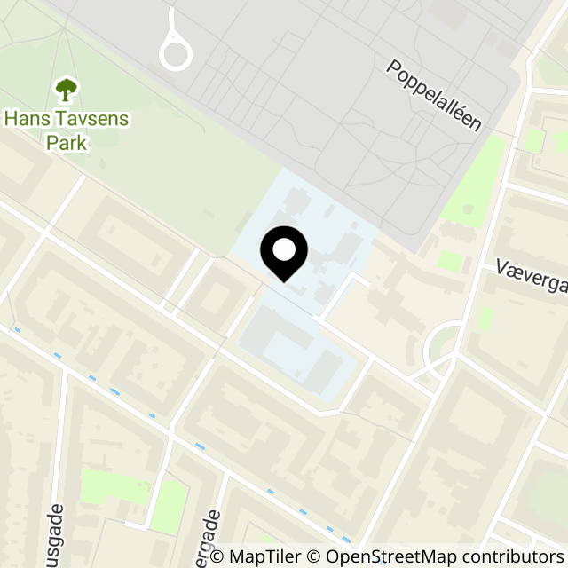 Kort over Hans Tavsens Gade 4, byg 3