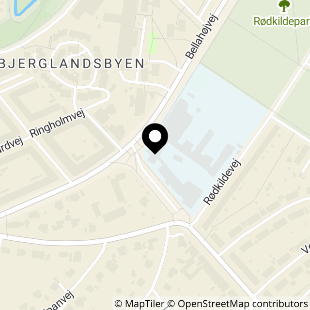 Kort over Godthåbsvej 274