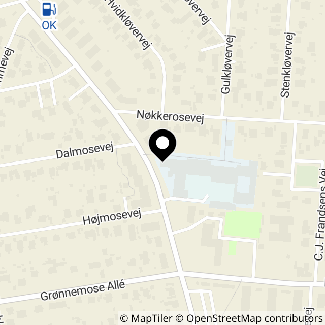 Kort over Frederiksborgvej 216