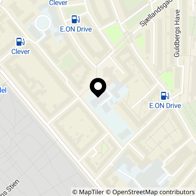 Kort over Sjællandsgade 10
