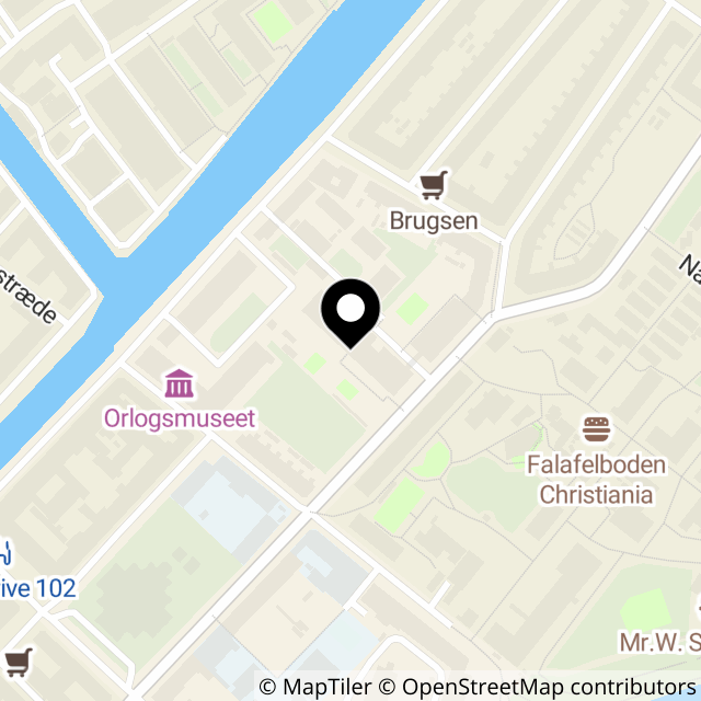 Kort over Prinsessegade 45