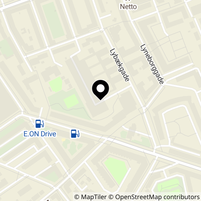 Kort over Lybækgade 20