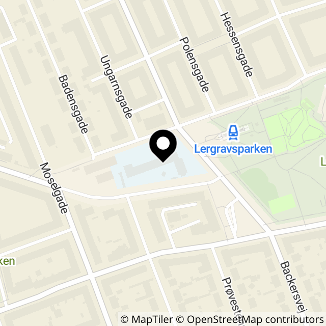 Kort over Wittenberggade 2