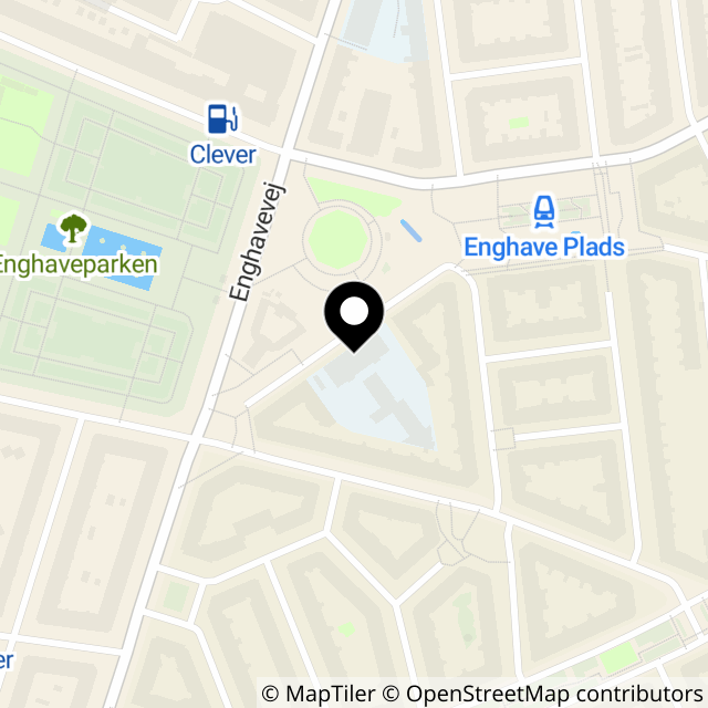 Kort over Enghave Plads 21