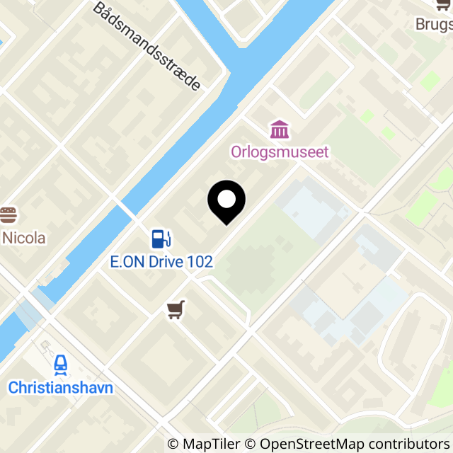 Kort over Dronningensgade 67