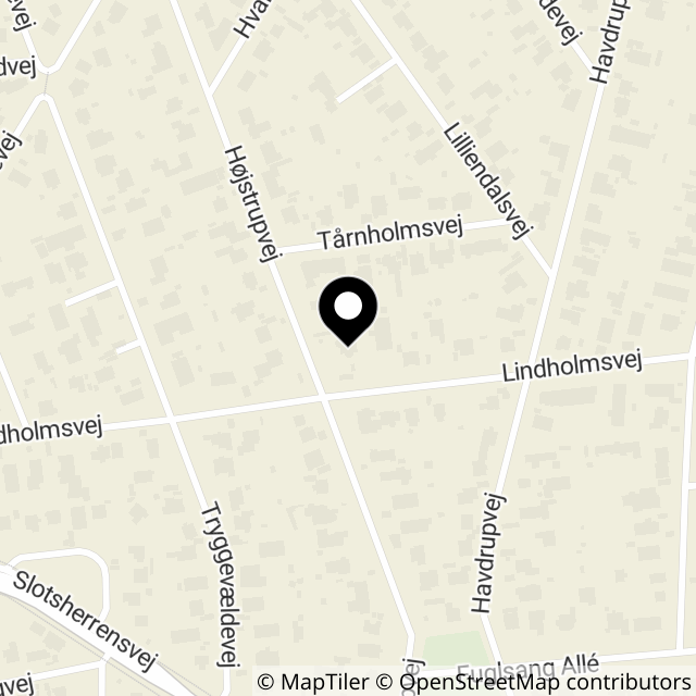 Kort over Lindholmsvej 18
