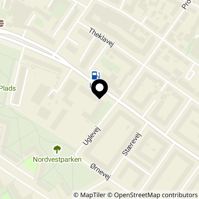 Kort over Frederikssundsvej 77