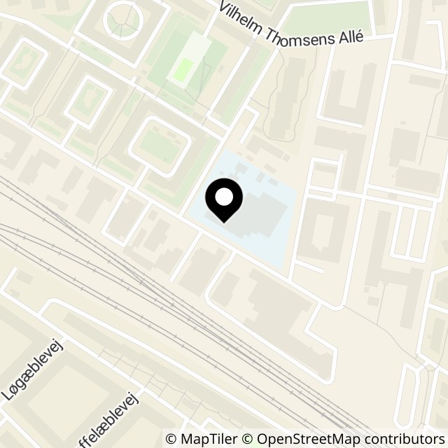 Kort over Høffdingsvej 75