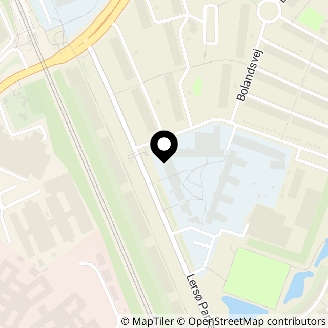 Kort over Lersø Parkalle 152