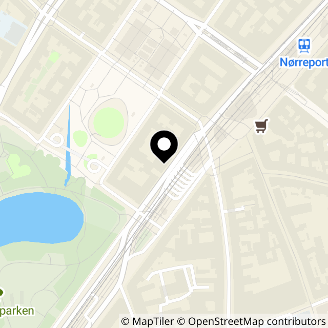 Kort over Nørre Voldgade 5