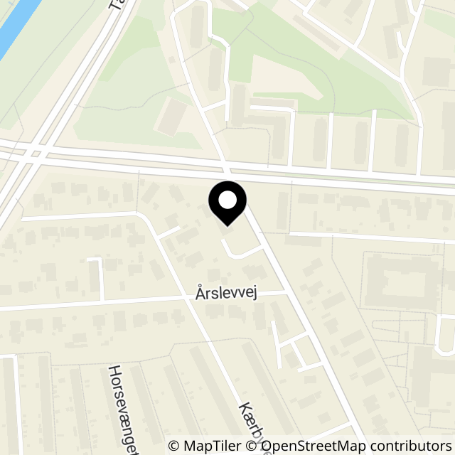 Kort over Rødovrevej 395