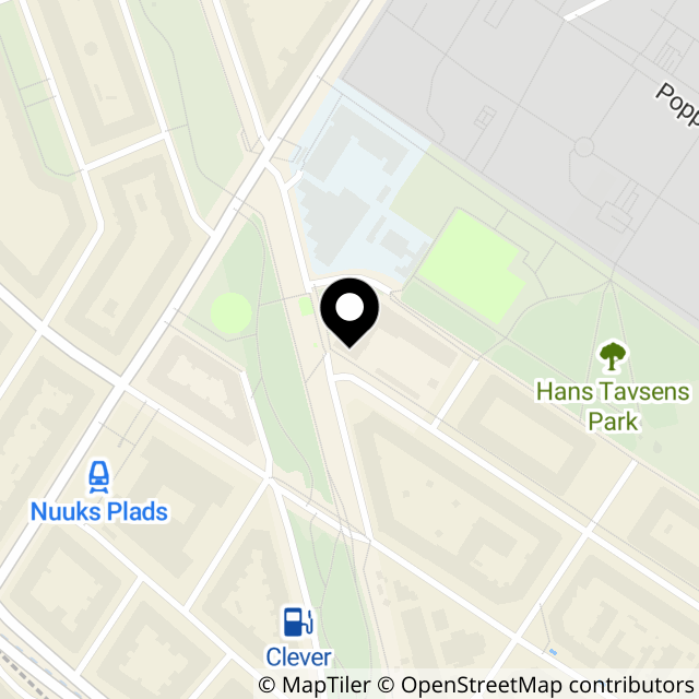 Kort over Struenseegade 50