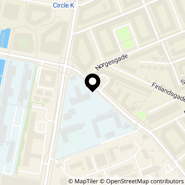 Kort over Sundholmsvej 2 A