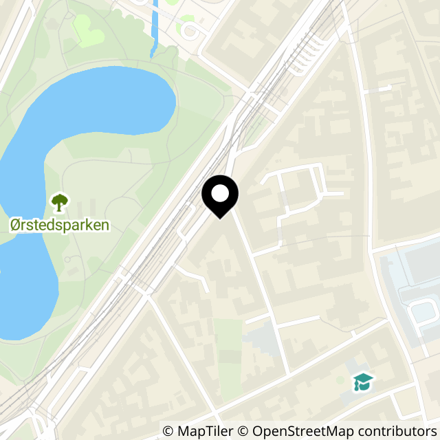 Kort over Nørre Voldgade 34