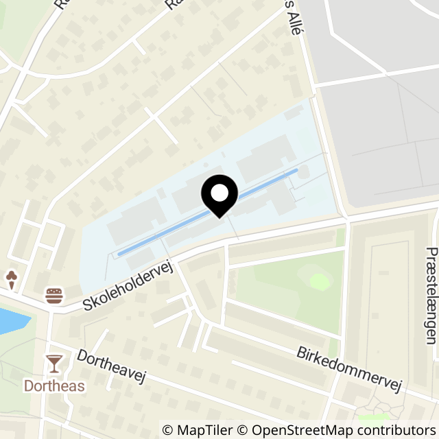 Kort over Skoleholdervej 20