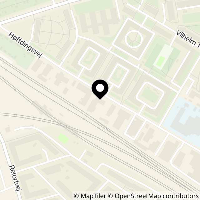 Kort over Høffdingsvej 18