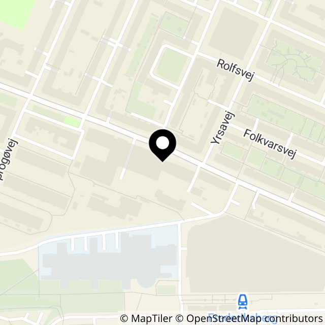 Kort over Nyelandsvej 23