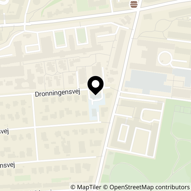 Kort over Dronningensvej 3