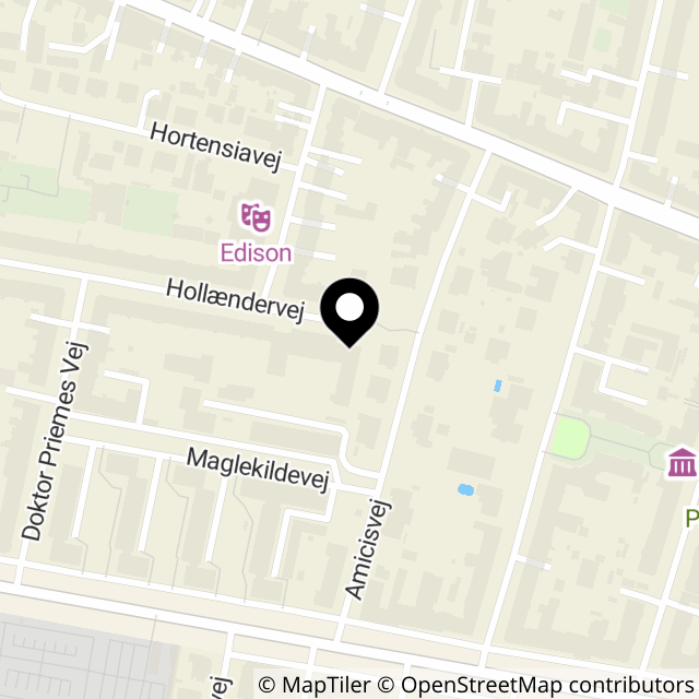 Kort over Hollændervej 3